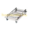 Stainless handcart made of acid-resistant steel, load capacity 330 kg
