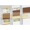 Striped roller blinds white-beige-brown 100x150 cm window shade without drilling 