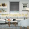  100x160 double blind striped blind curtain gray zebra stripe window shade slightly translucent. It is also good for a 90x150 window, but the length can be adjusted and it can also be completely rolled up 