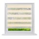 Striped roller blind sand-colored 110x150 window shade without drilling 