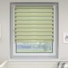 150x160 double-strip blinds green zebra-striped window shade slightly translucent. It is also good for a 150x150 window, but the length can be adjusted and it can also be completely rolled up 