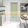 150x160 double-strip blinds green zebra-striped window shade slightly translucent. It is also good for a 150x150 window, but the length can be adjusted and it can also be completely rolled up 