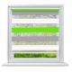 70x150 Striped roller blind green-white-grey window shade without drilling 