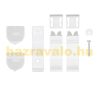 70x230 Strip blind curtain white without drilling window shade 
