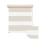 95x160 double blind striped blind curtain zebra stripe beige window shade slightly translucent. It is also good for a 90x150 window, but the length can be adjusted and it can also be completely rolled up 