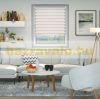 95x160 double blind striped blind curtain zebra stripe beige window shade slightly translucent. It is also good for a 90x150 window, but the length can be adjusted and it can also be completely rolled up 