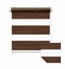 Blackout curtain with stripes, brown 110x230 cm 