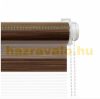 Blackout curtain with stripes, brown 110x230 cm 