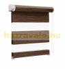 Blackout curtain with stripes, brown 45x160 cm 