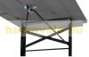 Beer tent set 110 cm beer table and 2 beer benches gray garden furniture set suitable for 6 people 