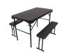 Beer bench set garden furniture set 2 beer benches 1 table camping furniture suitcase table