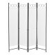 Spanish wall off-white partition screen 4 decorative panels 160x171 cm