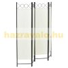 Spanish wall off-white partition screen 4 decorative panels 160x171 cm