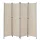 Kültéri spanyolfal térelválasztó, harmonika paraván 170x215 cm bézs
