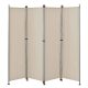 Outdoor partition wall, accordion screen 170x215 cm beige