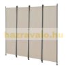 Outdoor partition wall, accordion screen 170x215 cm beige