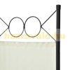 Spanish wall off-white partition screen 6 decorative panels 240x171 cm in beige color