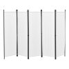 Spanish wall off-white partition screen 5 panels 250x171 cm