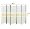 Spanish wall off-white partition screen 5 panels 250x171 cm