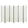 Spanish wall off-white partition screen 6 panels 300x171 cm in off-white