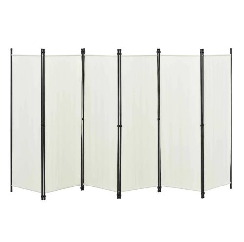 Spanish wall off-white partition screen 6 panels 300x171 cm in off-white