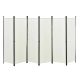 Spanish wall off-white partition screen 6 panels 300x171 cm in off-white