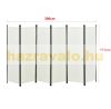 Spanish wall off-white partition screen 6 panels 300x171 cm in off-white