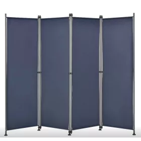   Kültéri spanyolfal térelválasztó, harmonika paraván 170x215 cm kék