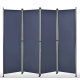 Outdoor partition wall, accordion screen 170x215 cm blue