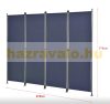 Outdoor partition wall, accordion screen 170x215 cm blue