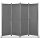 Outdoor partition wall, accordion screen 170x215 cm gray