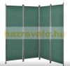 Outdoor partition wall, accordion screen 170x215 cm dark green