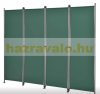 Outdoor partition wall, accordion screen 170x215 cm dark green