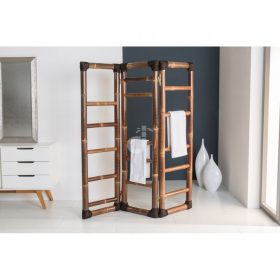   Bambusz térelválasztó spanyolfal 180x180 cm barna válaszfal kül- és beltéren egyaránt használható