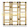 Bamboo partition wall 180x180 cm natural partition can be used both indoors and outdoors