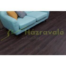   SPC padlólap Woodlook Dark Walnut színben, 180X1220 mm fahatású vízálló, kopásmentes parketta burkolat