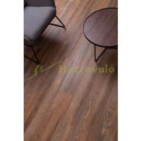   SPC padlólap Woodlook Rusty Brown színben, 180x1220 mm fahatású vízálló, kopásmentes parketta burkolat