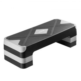   Aerobic Step pad magasságállítható edzőplatform 10,1–20,3 cm szürke