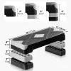 Aerobic Step pad magasságállítható edzőplatform 10,1–20,3 cm szürke