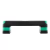 Aerobic Step pad magasságállítható edzőplatform 10,1–20,3 cm zöld