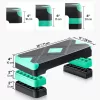 Aerobic Step pad magasságállítható edzőplatform 10,1–20,3 cm zöld