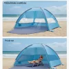 Strandsátor UV50+ napvédő 6 személyes strandsátor hordtáskával