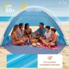 Strandsátor UV50+ napvédő 6 személyes strandsátor hordtáskával