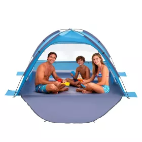   Strandsátor 3 személyre UV50+ napvédő strandsátor hordtáskával