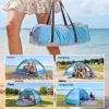 Strandsátor 3 személyre UV50+ napvédő strandsátor hordtáskával