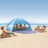 Strandsátor 8 személyre UV50+ napvédő strandsátor hordtáskával