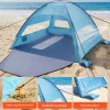 Strandsátor 8 személyre UV50+ napvédő strandsátor hordtáskával