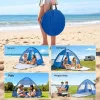 Strandsátor 2 személyre UV50+ napvédő strandsátor hordtáskával