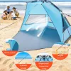 Pop-up strandsátor 4 személyes UV50+ gyorsan felállítható strandsátor
