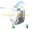 Stream Dry UV ABS kézszárító UV-C fertőtlenítő lámpa EPA szűrő infravezérlés 1100W UV fehér automata